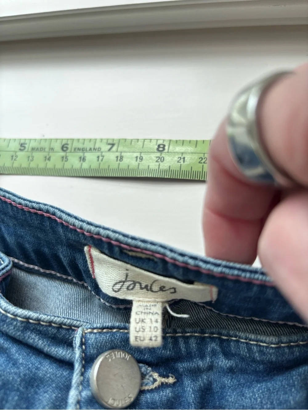 Joules Shirley Long Denim Shorts 10